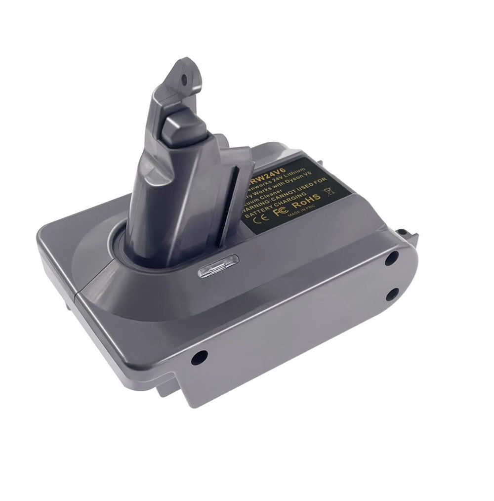 Greenworks 24V auf Dyson V6 Batterieadapter