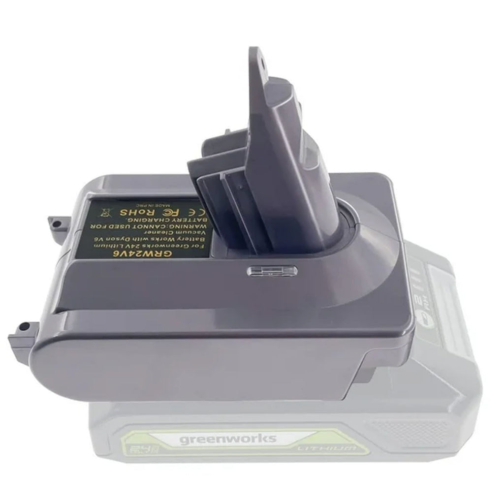Greenworks 24V auf Dyson V6 Batterieadapter