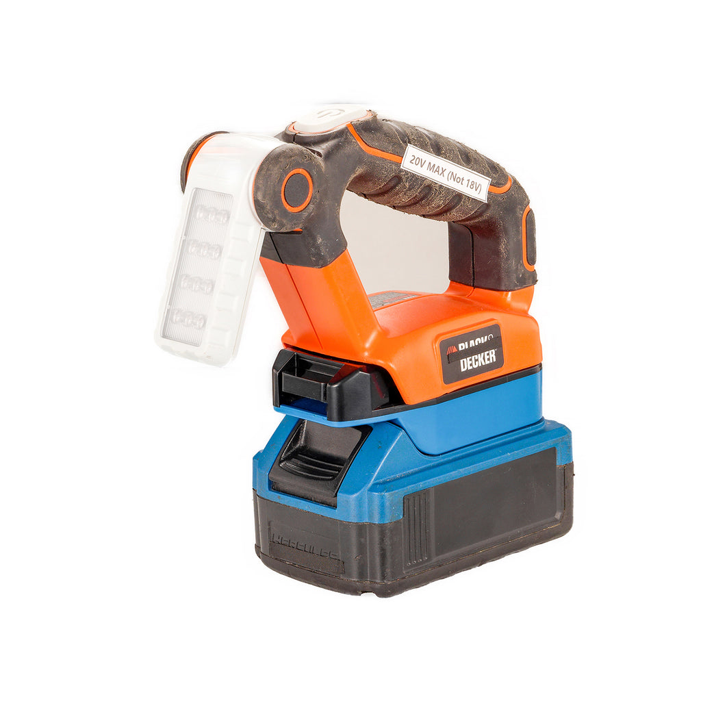 Hercules 20V auf Black and Decker 20V Batterieadapter