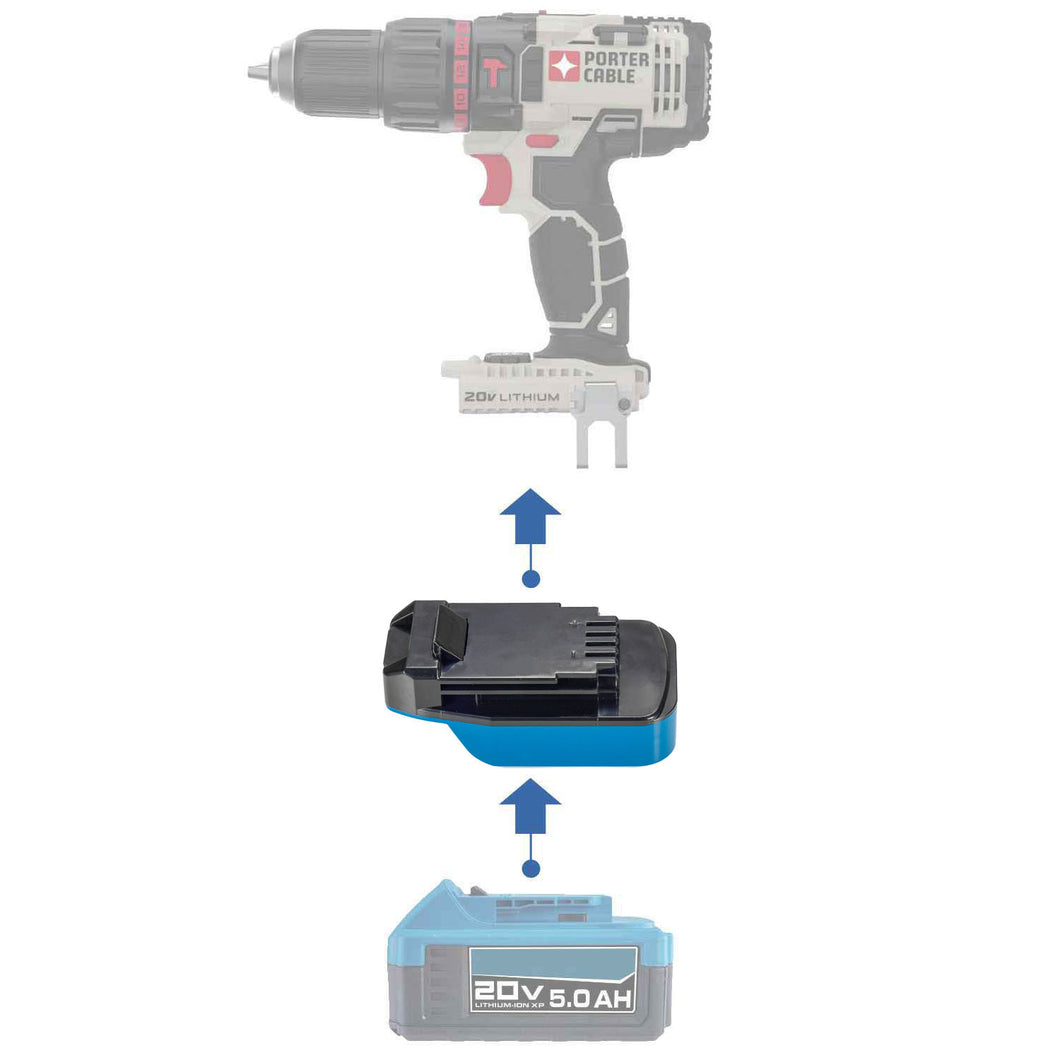 Hercules 20V à Porter Cable 20V Adaptateur de Batterie