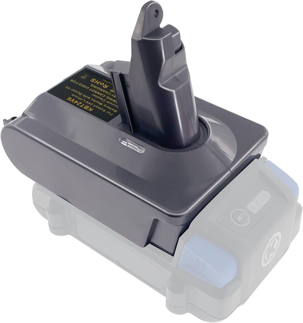 Kobalt 24V vers Dyson V6 Adaptateur de batterie