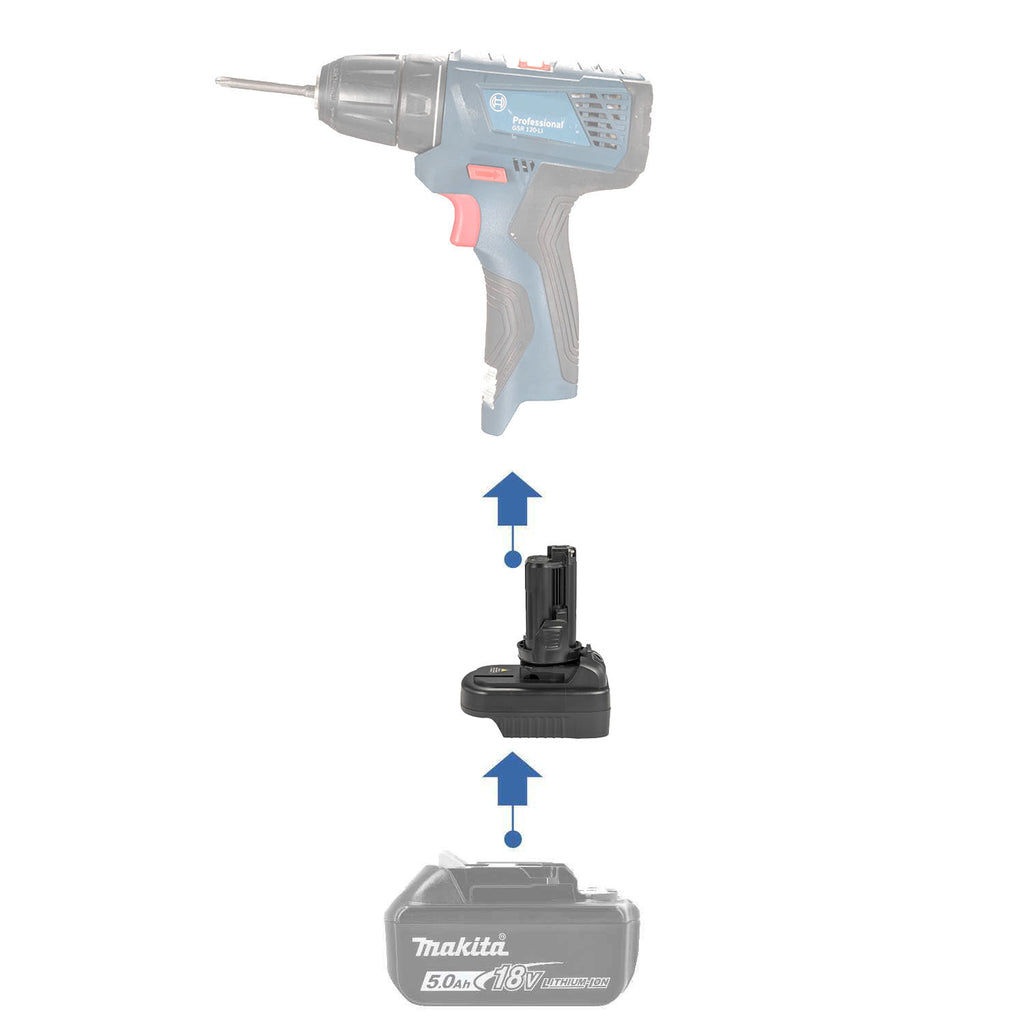 Makita 18V vers Bosch 12V Adaptateur de batterie