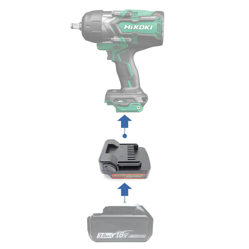 Makita 18V vers Hikoki 18V Adaptateur de batterie