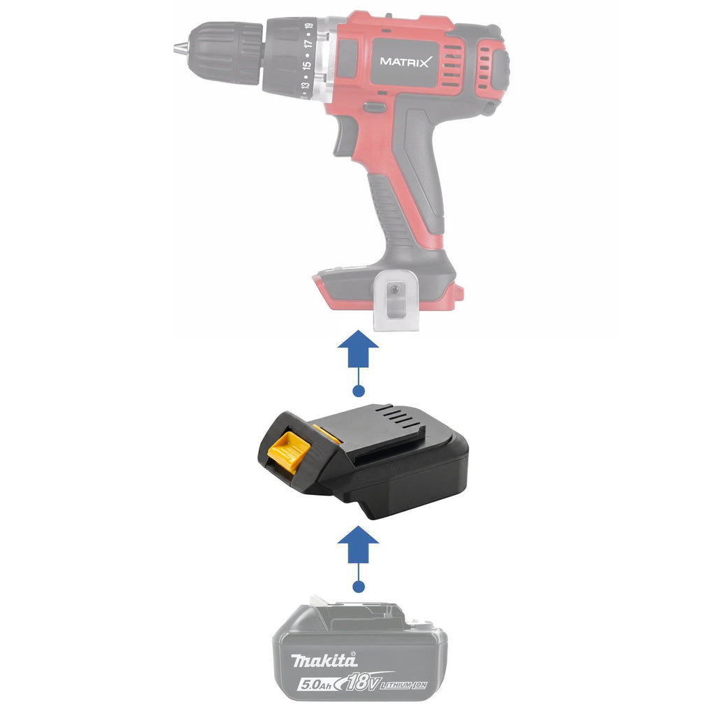 Adaptateur de batterie Makita 18V vers MATRIX 20V