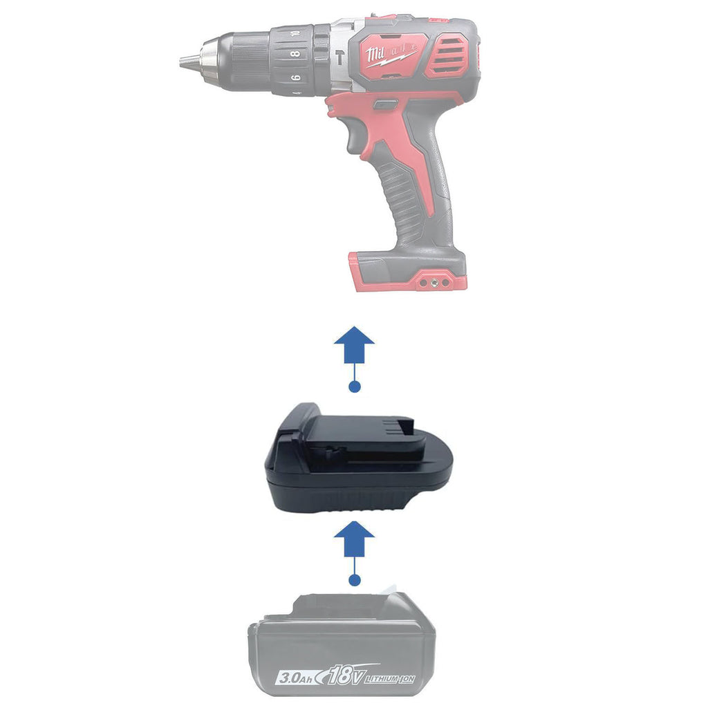 Makita 18V auf Milwaukee 18V Batterieadapter