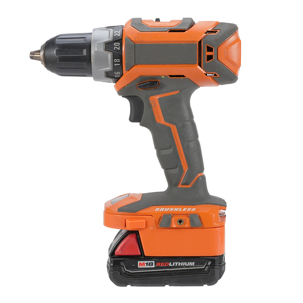 Milwaukee 18V auf AEG 18V Batterieadapter