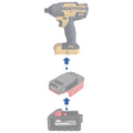 Milwaukee 18V vers Bostitch 18V Adaptateur de batterie