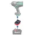 Milwaukee M18 auf Hikoki 18V Akkuadapter
