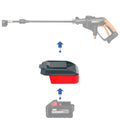 Milwaukee 18V auf WORX 20V PowerShare (Orange) Batterieadapter