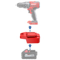 Milwaukee 18V auf Bauer 20V Akkuadapter
