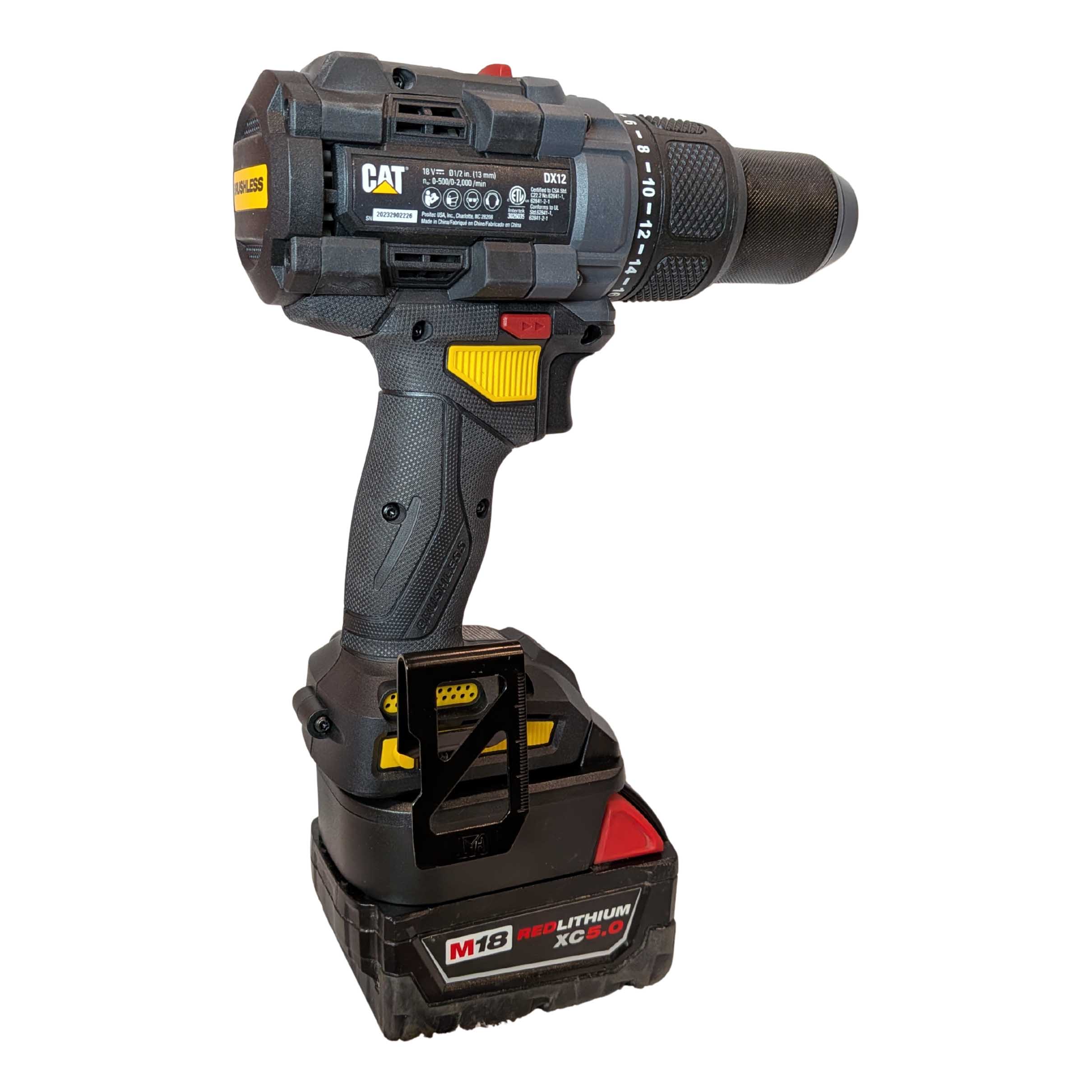 Adaptateur de batterie Milwaukee 18V vers CAT 18V