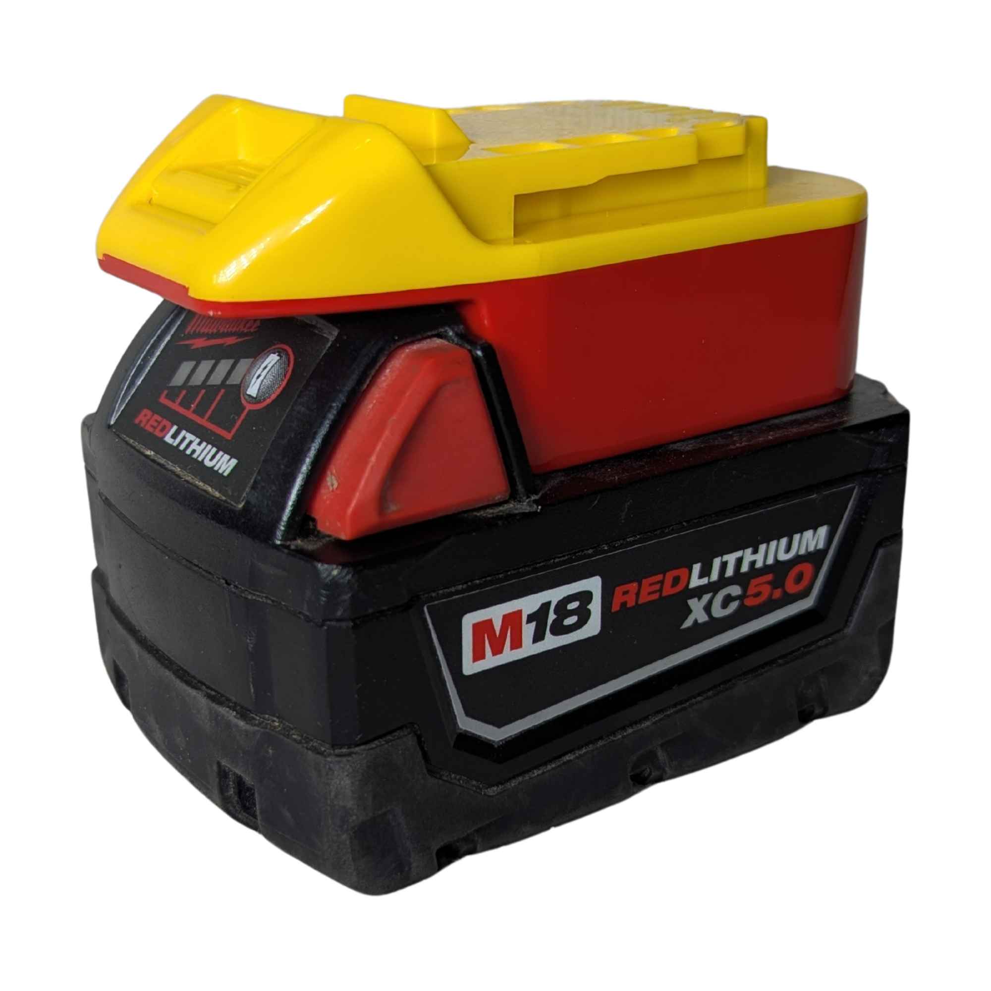 Milwaukee M18 auf DeWalt 20V MAX Akkuadapter