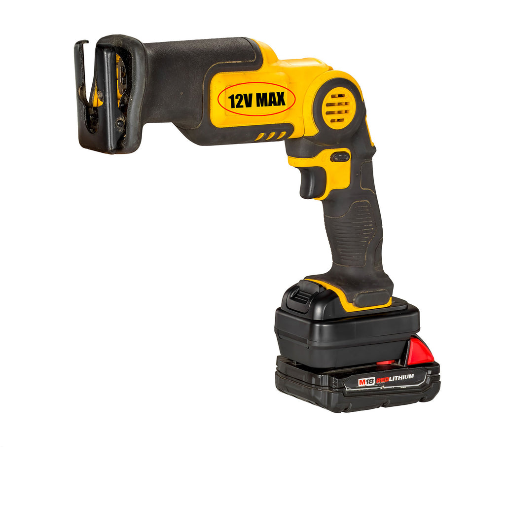Adaptateur de batterie Milwaukee 18V vers DeWalt 12V