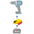 Adaptateur de batterie Milwaukee 18V vers Hercules 20V