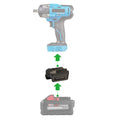 Milwaukee 18V auf Mastercraft 20V (Blau) Akkuadapter