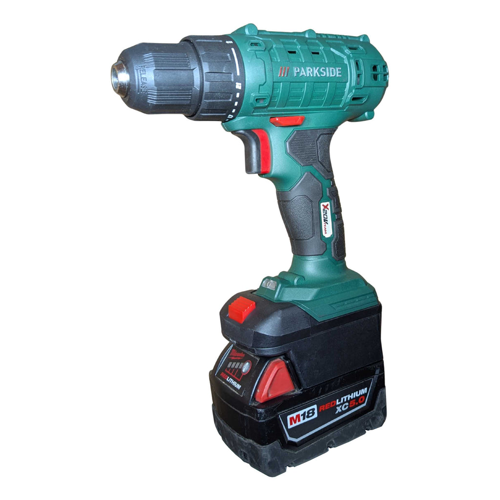 Milwaukee 18V vers Parkside X20V Adaptateur de batterie