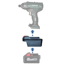Lade das Bild in den Galerie-Viewer, Milwaukee 18V auf Parkside X20V Batterieadapter
