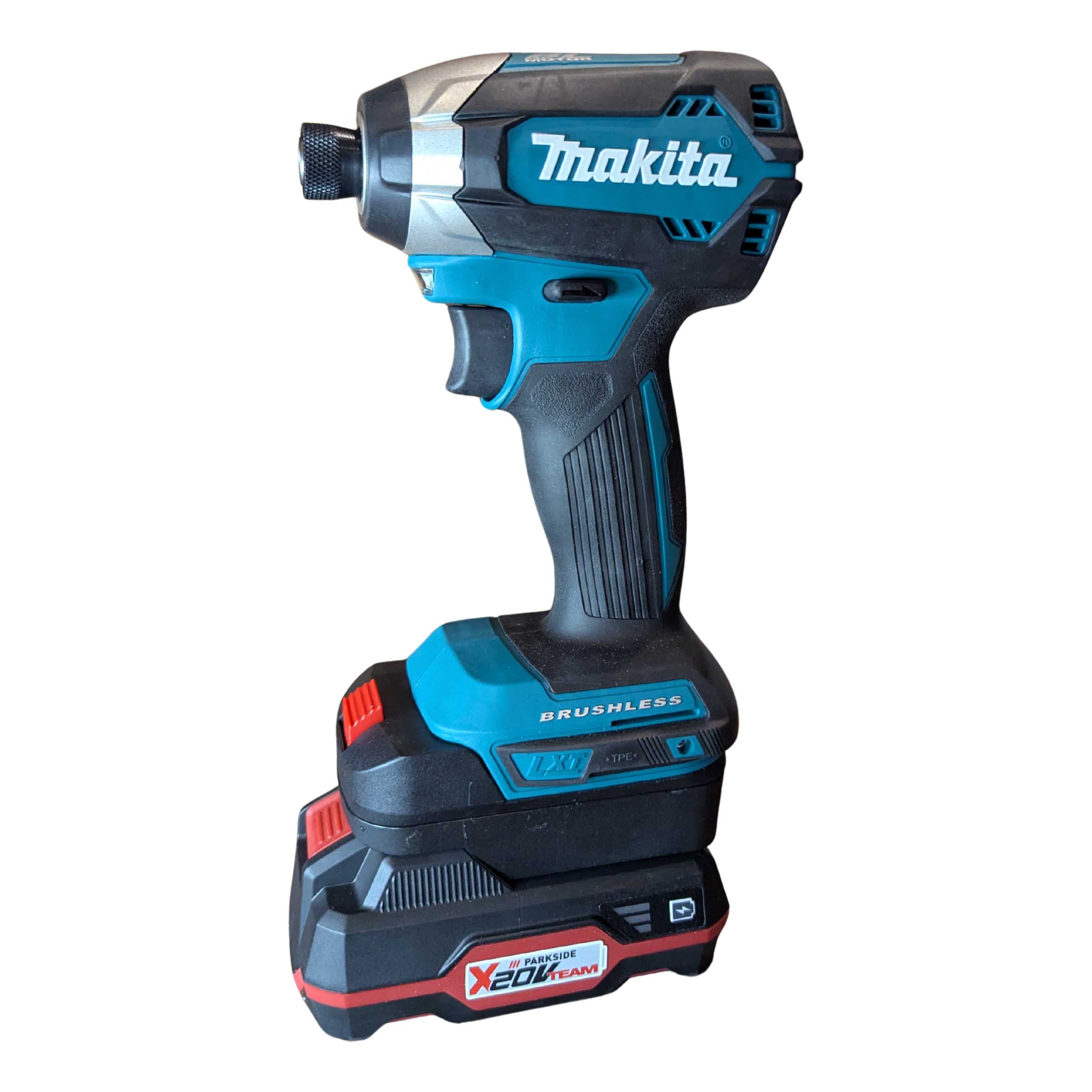 Parkside X20V auf Makita 18V Batterieadapter