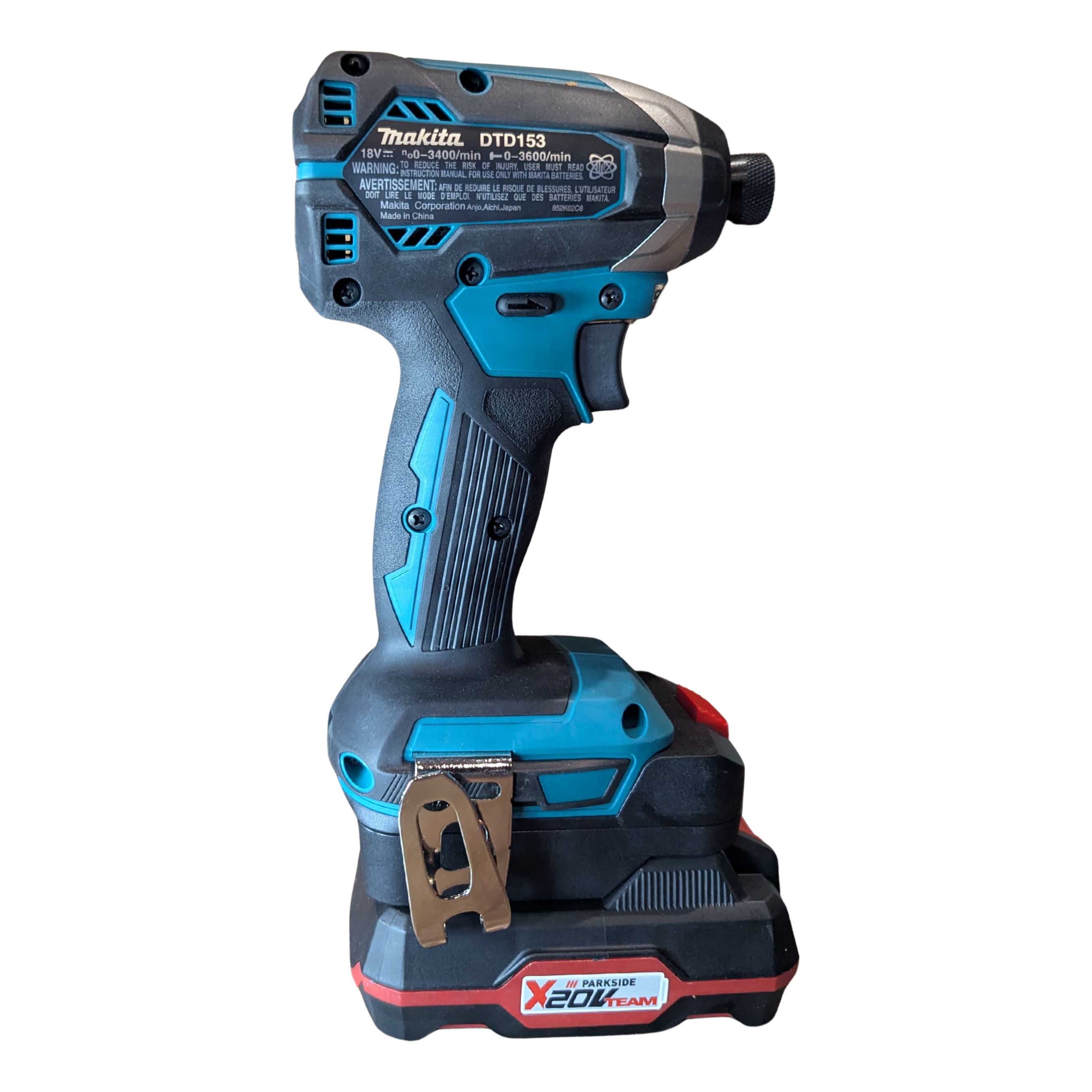 Parkside X20V auf Makita 18V LXT Akkuadapter