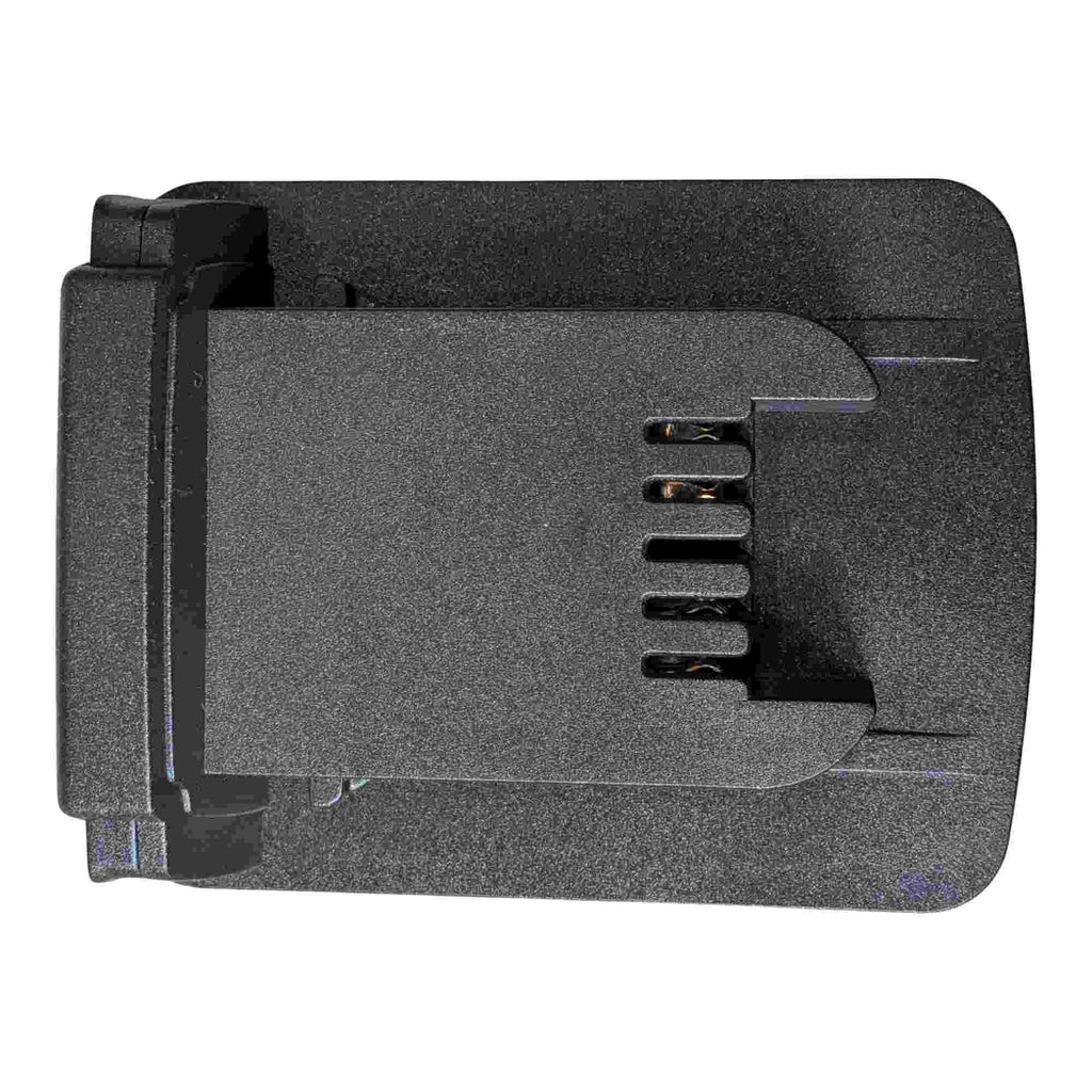 Parkside X20V to Milwaukee M18 battery adapter - Milwaukee tool-side connection in plan view