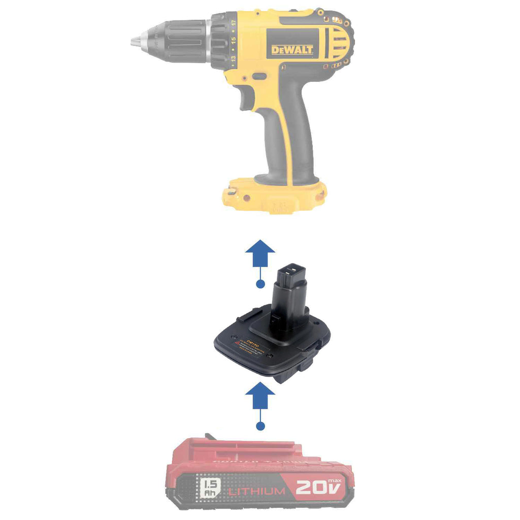 Porter Cable 20V auf DeWalt 18V Batterieadapter