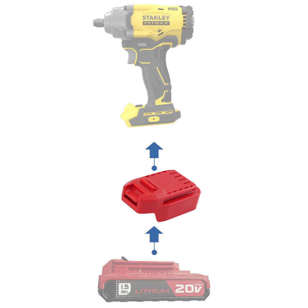 Porter Cable 20V vers Stanley V20 Adaptateur de batterie