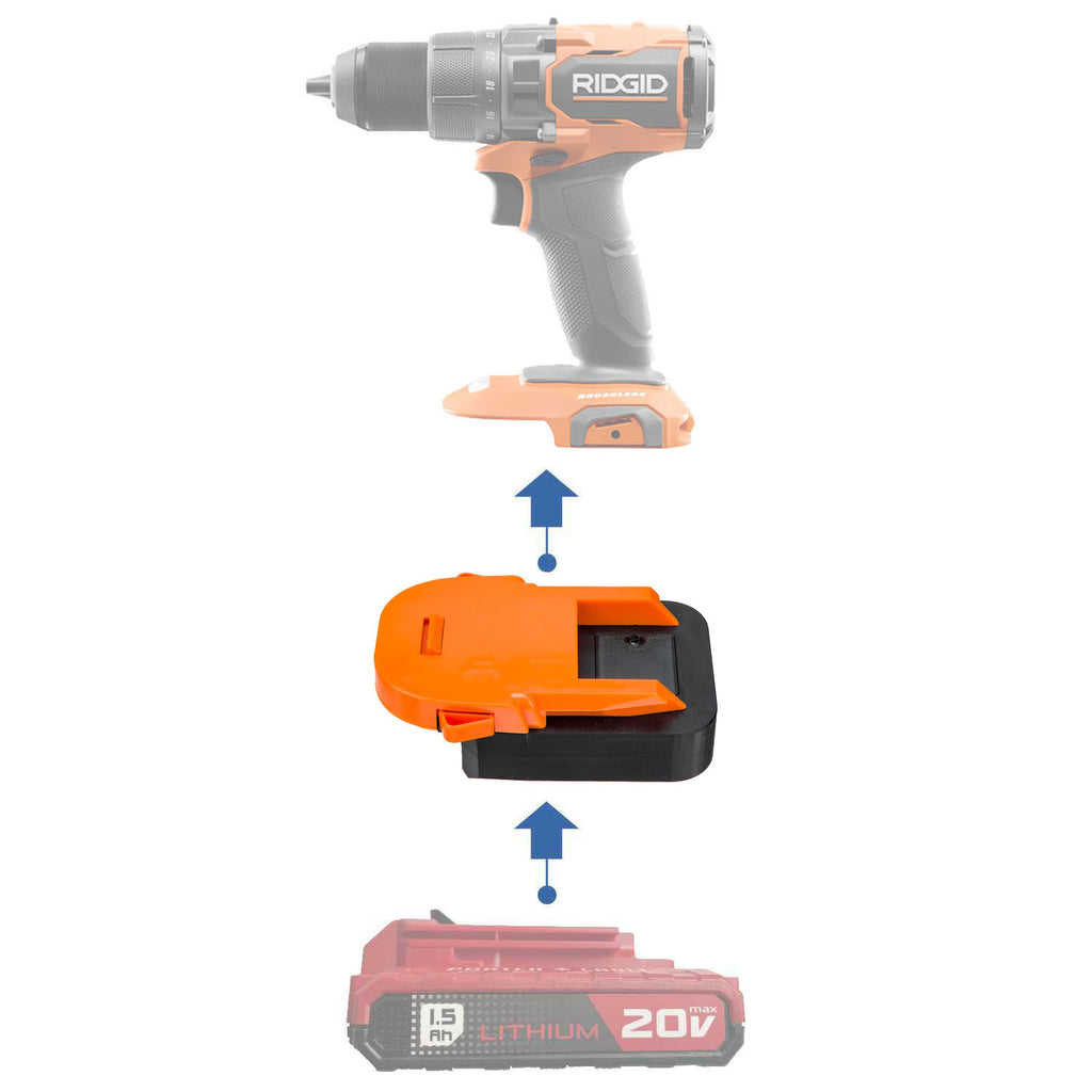 Porter Cable 20V auf RIDGID 18V Akkuadapter