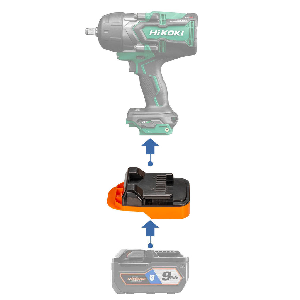 RIDGID 18V auf Hikoki 18V Batterieadapter