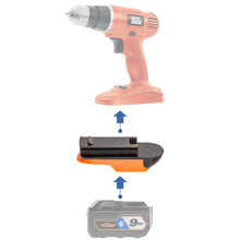 Lade das Bild in den Galerie-Viewer, RIDGID 18V zu Black and Decker 18V Batterieadapter
