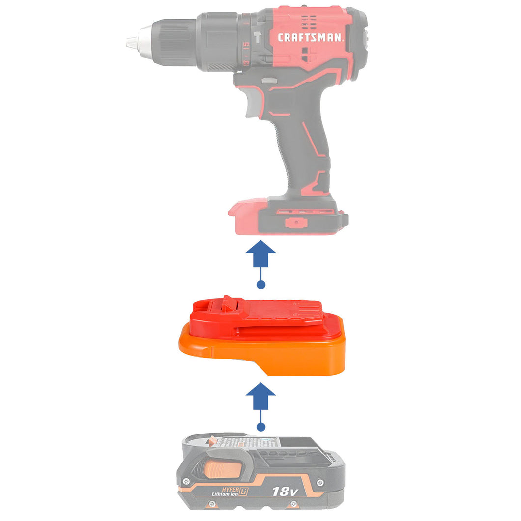 Ridgid 18V à Craftsman 20V Adaptateur de Batterie