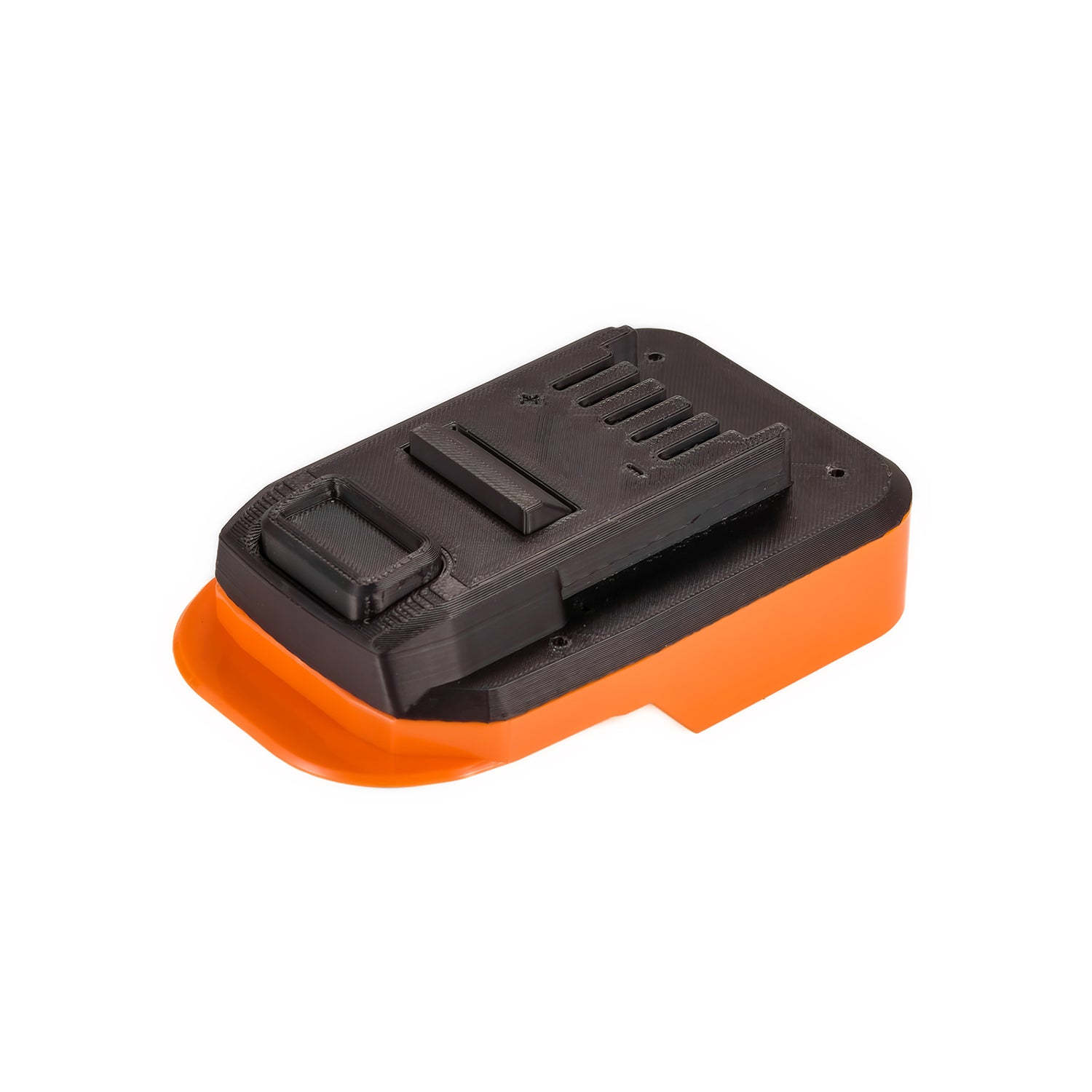 RIDGID 18V to Mastercraft 20V (PWRPOD / Blue) battery adapter - Mastercraft tool-side connection, rails and terminal slots