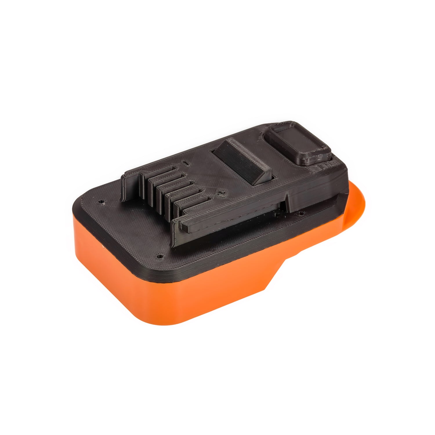 RIDGID 18V to Mastercraft 20V (PWRPOD / Blue) battery adapter - Mastercraft tool-side connection, rails and terminal slots