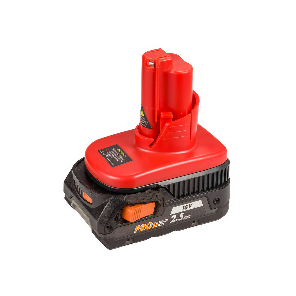 Ridgid 18V vers Milwaukee 12V Adaptateur de batterie