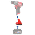Ridgid 18V vers Milwaukee 12V Adaptateur de batterie