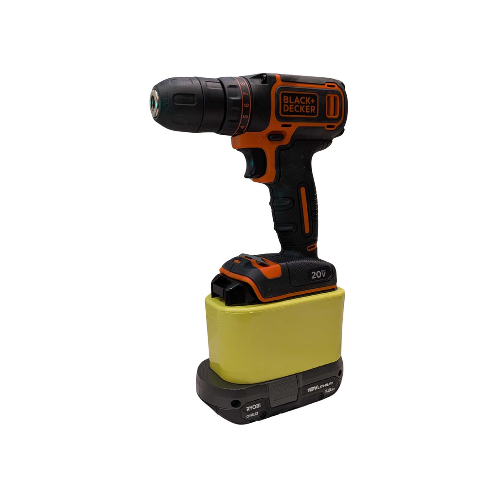 Ryobi 18V ONE+ auf Black and Decker 20V Akkuadapter