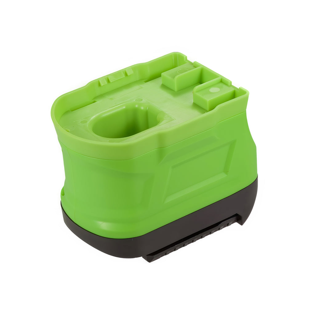 Ryobi 18V ONE+ to Bosch 18V GBA (Blue) battery adapter - battery-side connection, locating recess and moulded guide blocks