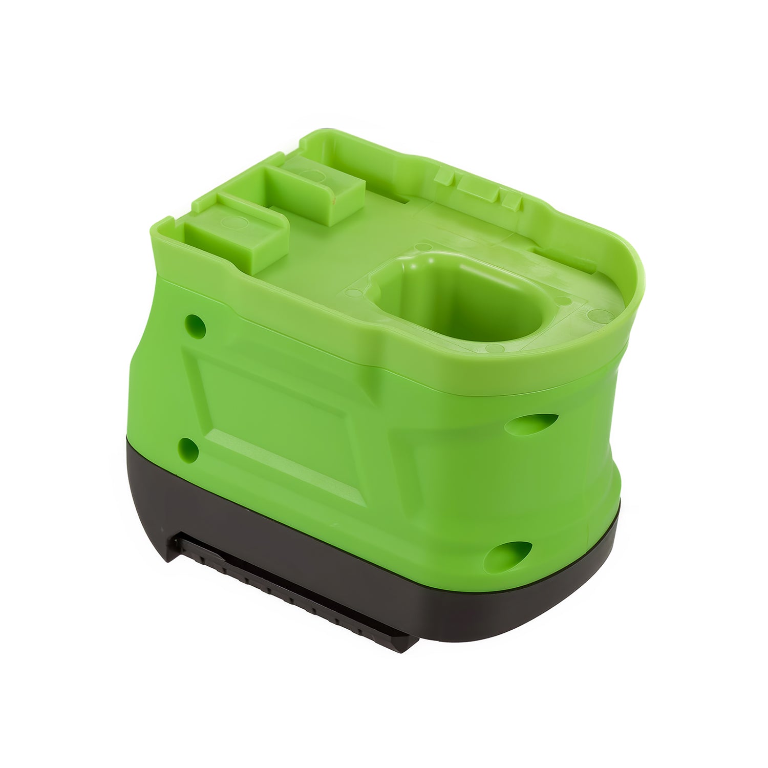 Ryobi 18V ONE+ to Bosch 18V GBA (Blue) battery adapter - battery-side connection, locating recess and moulded guide blocks