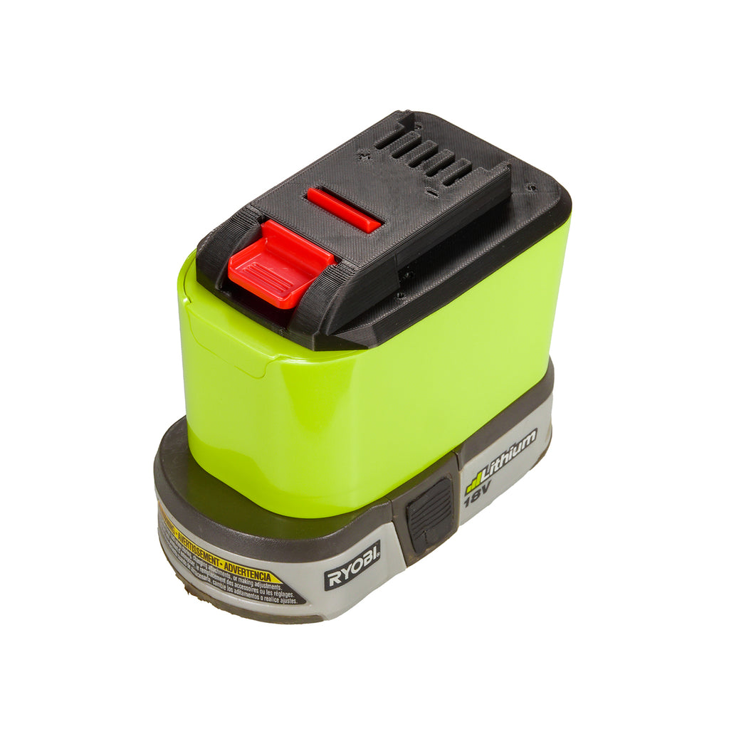 Adaptateur de batterie Ryobi 18V vers Mastercraft 20V (Bleu)