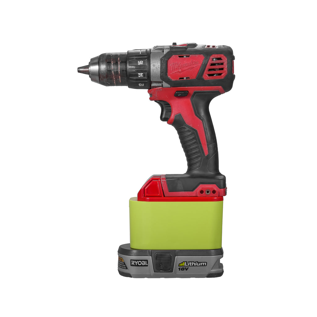 Adaptateur de batterie Ryobi 18V vers Milwaukee 18V