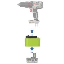 Lade das Bild in den Galerie-Viewer, Ryobi 18V auf Porter Cable 20V Batterieadapter
