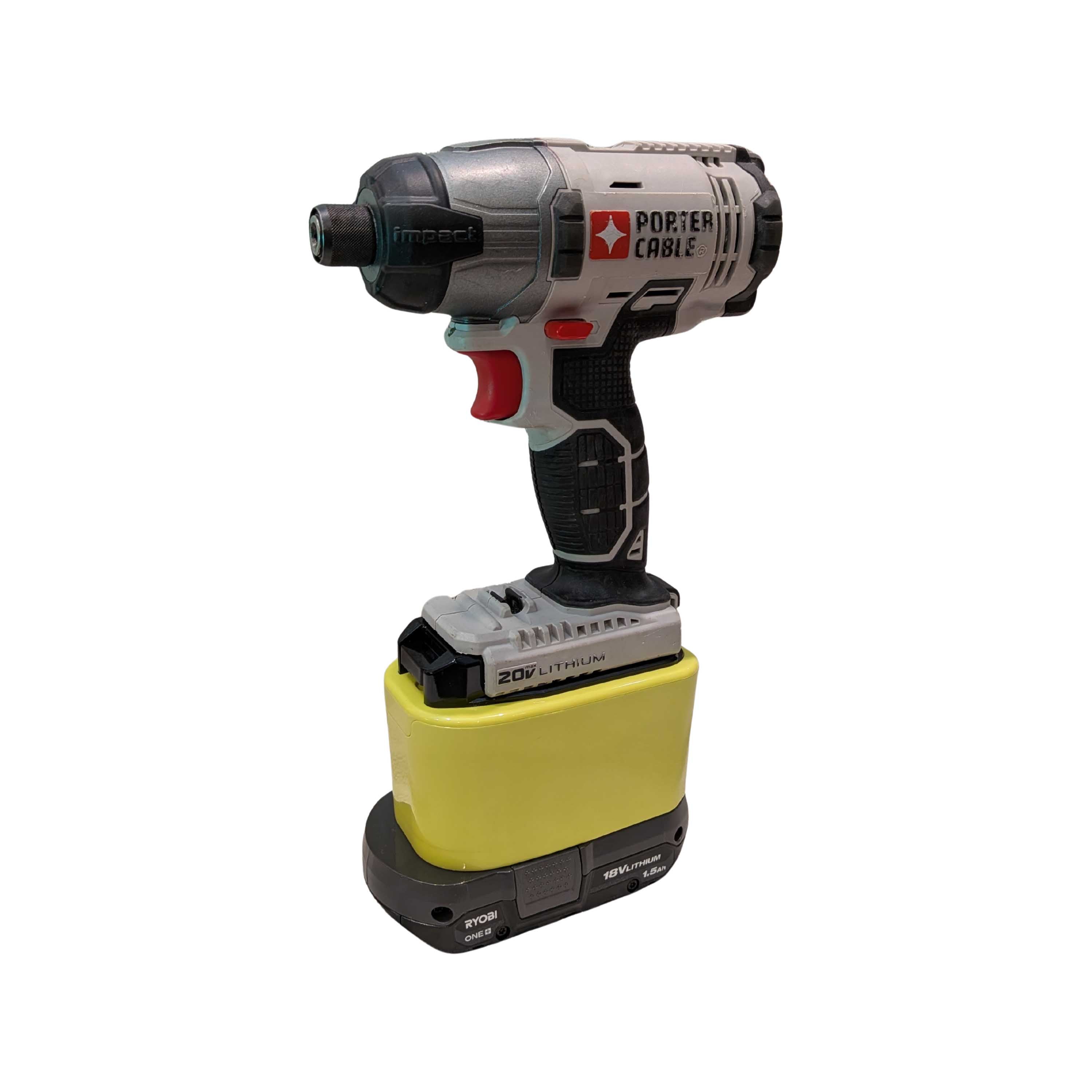 Ryobi 18V auf Porter Cable 20V Batterieadapter
