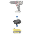 Adaptateur de batterie Stanley V20 vers Porter Cable 20V