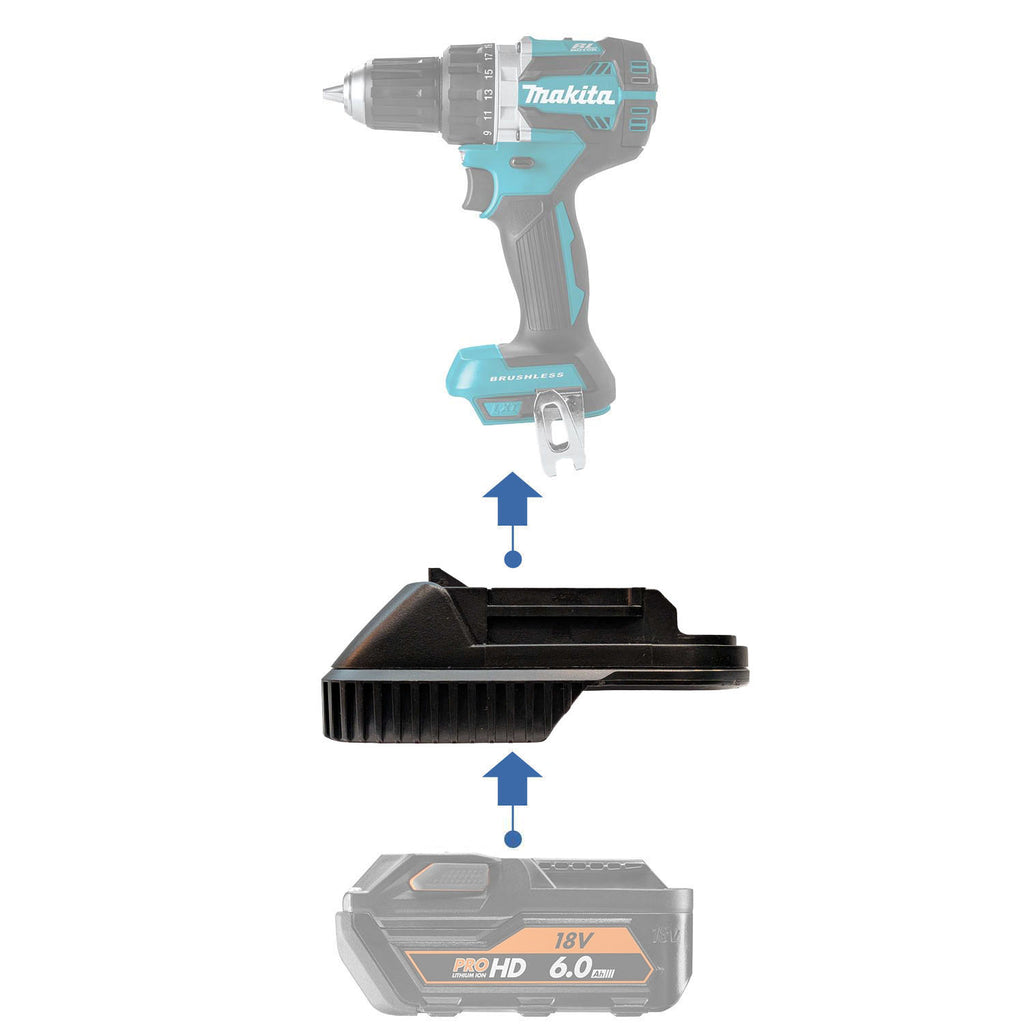 AEG 18V vers Makita 18V LXT Adaptateur de batterie
