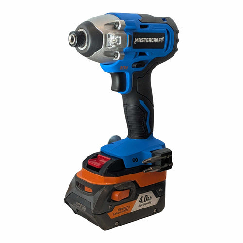 AEG 18V auf Mastercraft 20V (PWRPOD / Blau) Akkuadapter