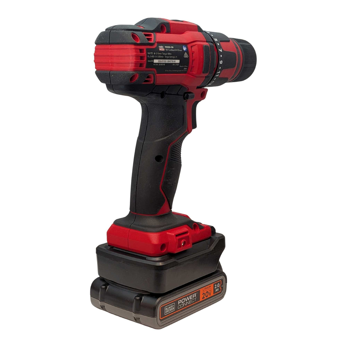 Black and Decker 20V vers Ozito 18V PXC Adaptateur de batterie
