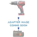 Black and Decker 36V/40V MAX to Milwaukee M18 battery adapter - placeholder text reading adapter image coming soon