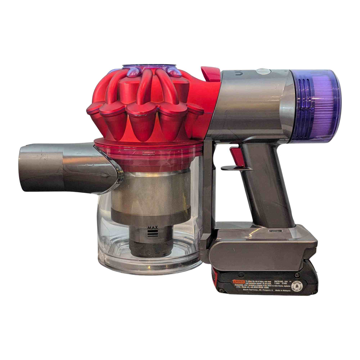 Bosch 18V GBA (Blau) auf Dyson V8 Akkuadapter