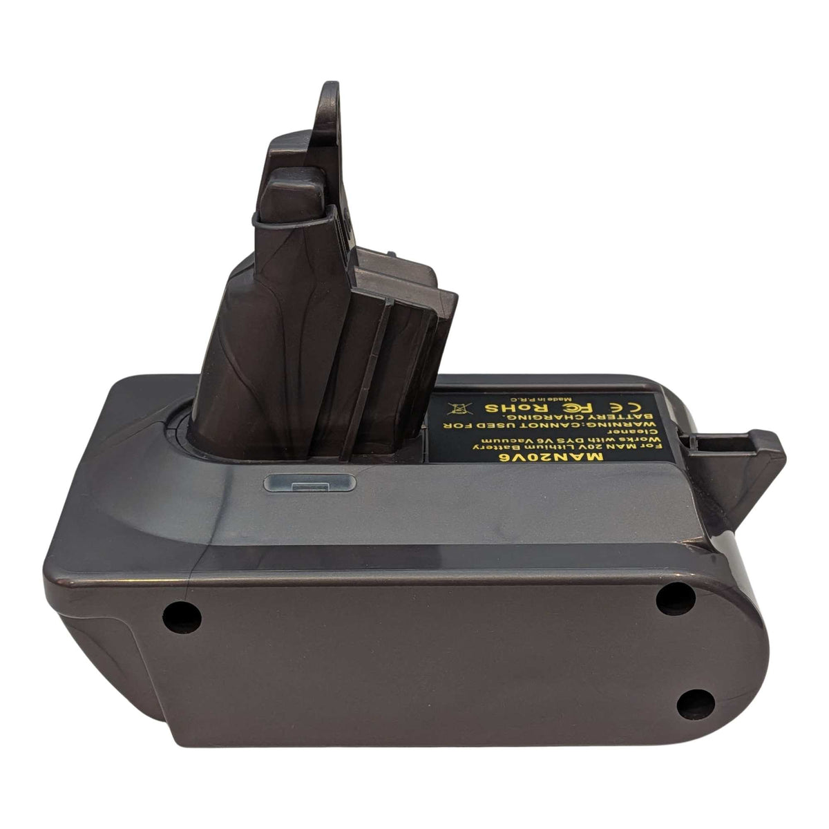 Adaptateur de batterie Craftsman 20V vers Dyson V6 : Adaptateur, côté gauche