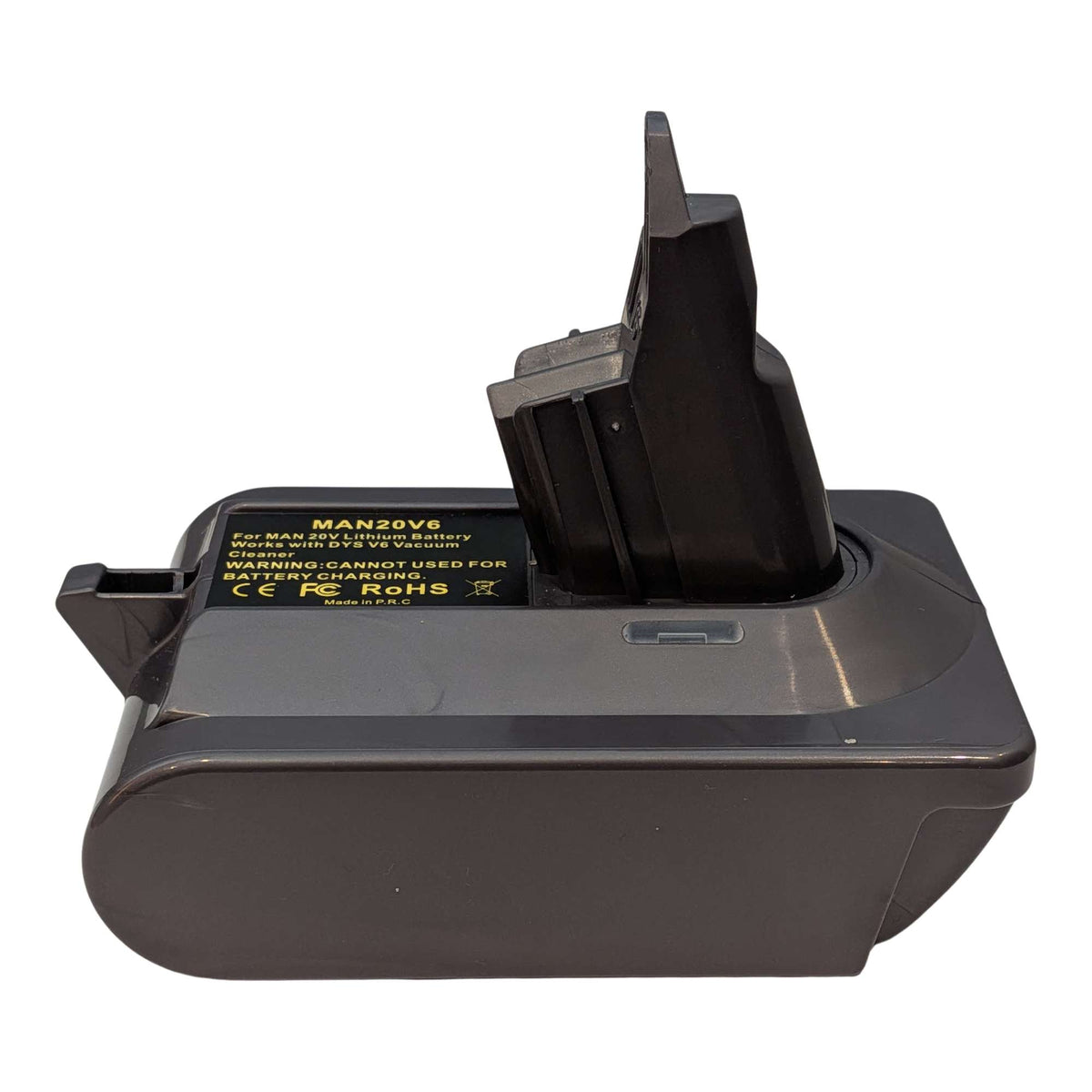 Adaptateur de batterie Craftsman 20V vers Dyson V6 : Adaptateur, côté droit