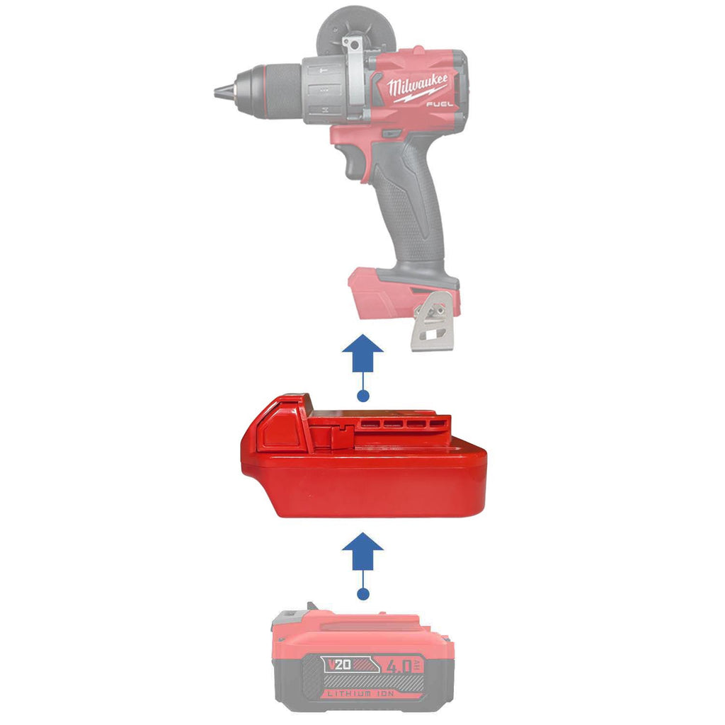 Craftsman 20V auf Milwaukee M18 Akkuadapter